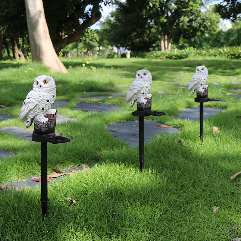 Lisslune | Solar Owls Garden decorative landscape light