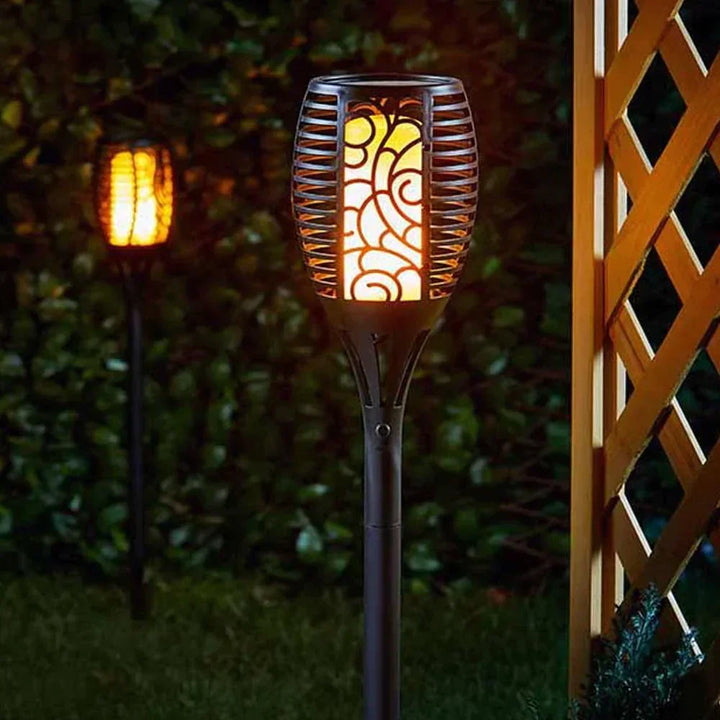 Lisslune | SolarFlare – Outdoor Solar Torch with Realistic Flickering Flame & Weatherproof Design
