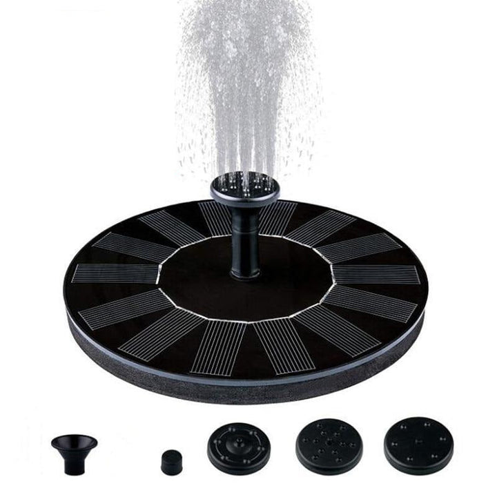 Lisslune | ORBITALWATER – Solar Fountain Water Feature with Solar Panel