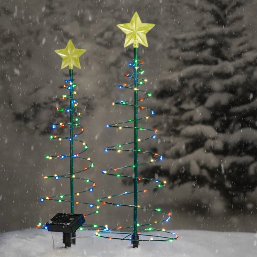 Lisslune | Solar-Powered LED Christmas String Lights – Waterproof Outdoor Fairy Garland for Magical Holiday Garden & New Year Décor