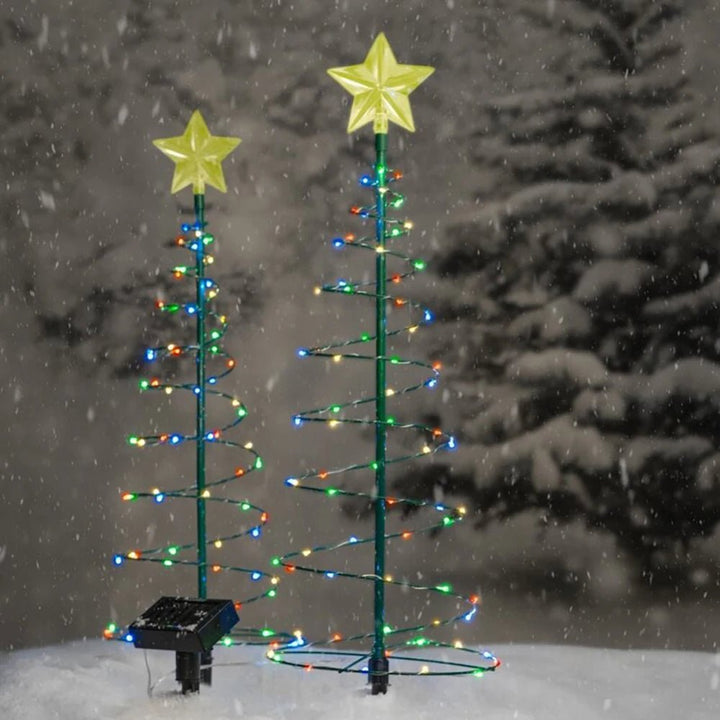 Lisslune | Solar-Powered LED Christmas String Lights – Waterproof Outdoor Fairy Garland for Magical Holiday Garden & New Year Décor