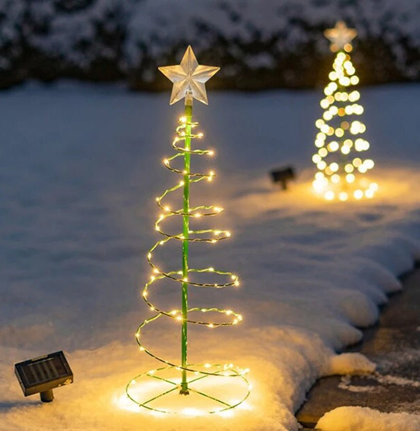 Lisslune | Solar-Powered LED Christmas String Lights – Waterproof Outdoor Fairy Garland for Magical Holiday Garden & New Year Décor