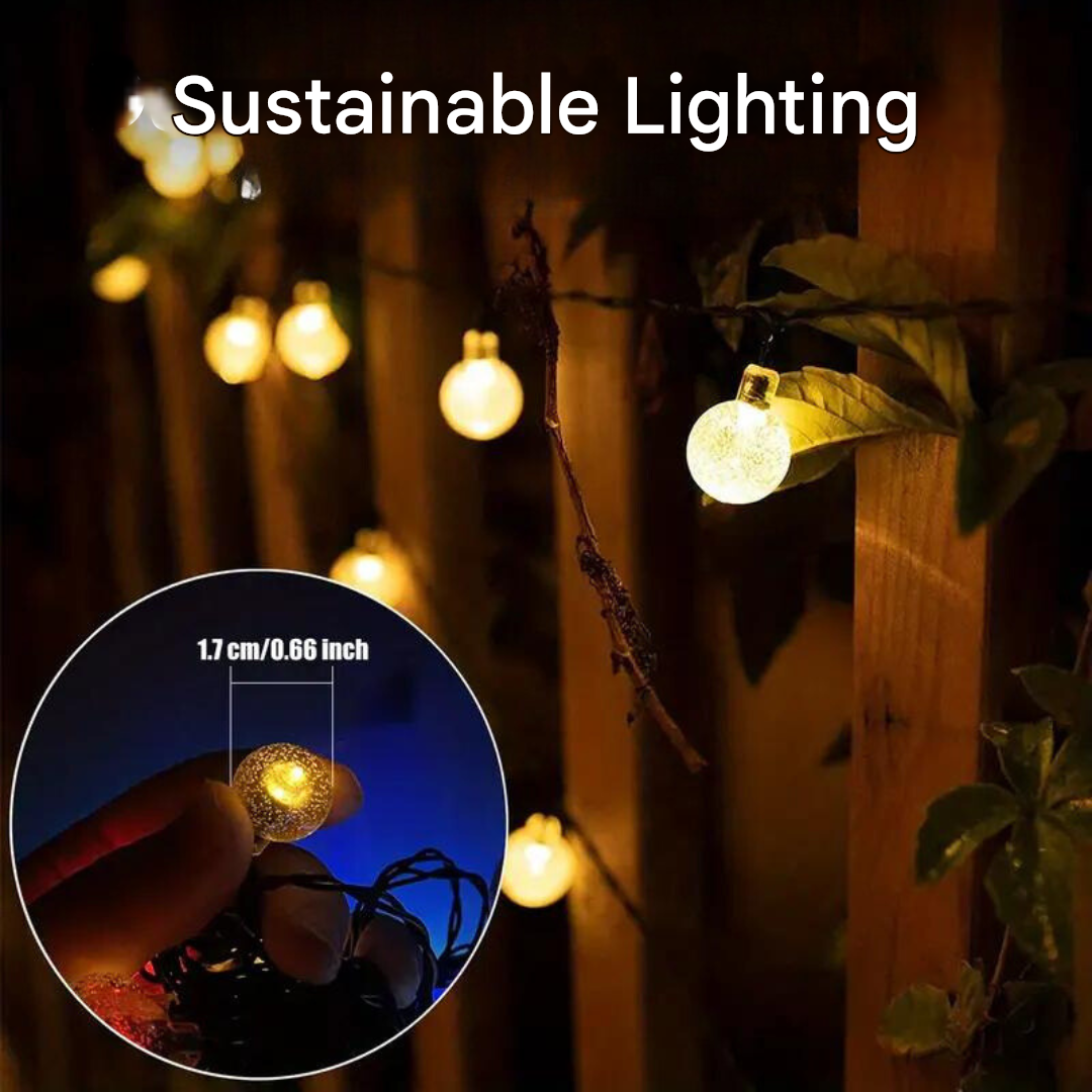 Lisslune | Solar String Lights for Outdoors - EcoGlow