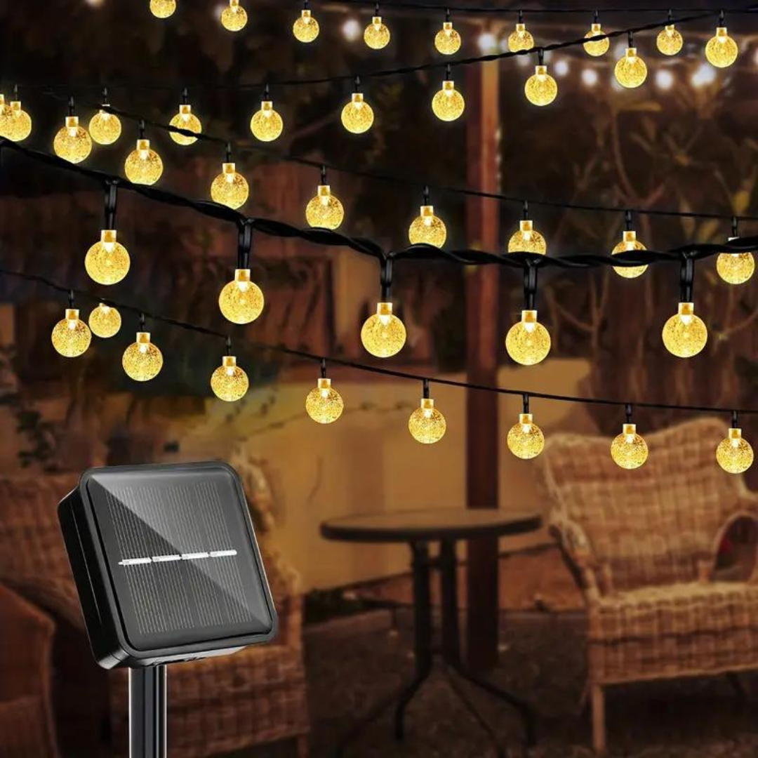 Lisslune | Solar String Lights for Outdoors - EcoGlow