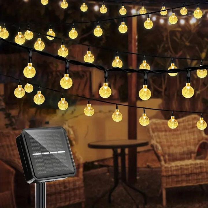 Lisslune | Solar String Lights for Outdoors - EcoGlow