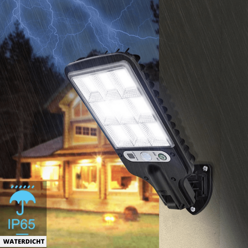 Lisslune | SolarBright Motion Sensor Garden Lamp – Wireless IP65 Outdoor LED Light with Remote Control & 6000K Cool White Illumination