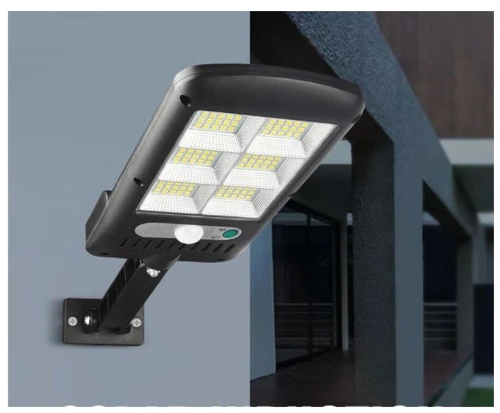 Lisslune | SolarBright Motion Sensor Garden Lamp – Wireless IP65 Outdoor LED Light with Remote Control & 6000K Cool White Illumination