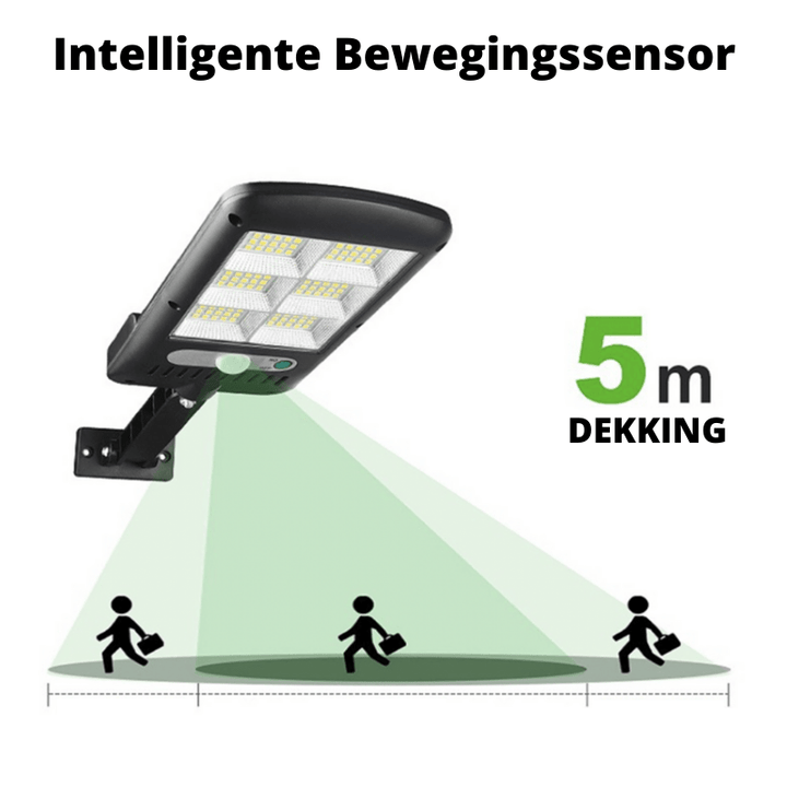 Lisslune | SolarBright Motion Sensor Garden Lamp – Wireless IP65 Outdoor LED Light with Remote Control & 6000K Cool White Illumination