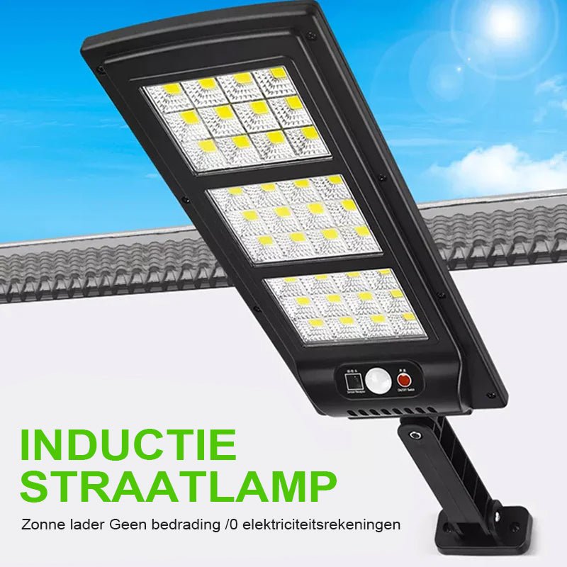 Lisslune | SolarBright Motion Sensor Garden Lamp – Wireless IP65 Outdoor LED Light with Remote Control & 6000K Cool White Illumination