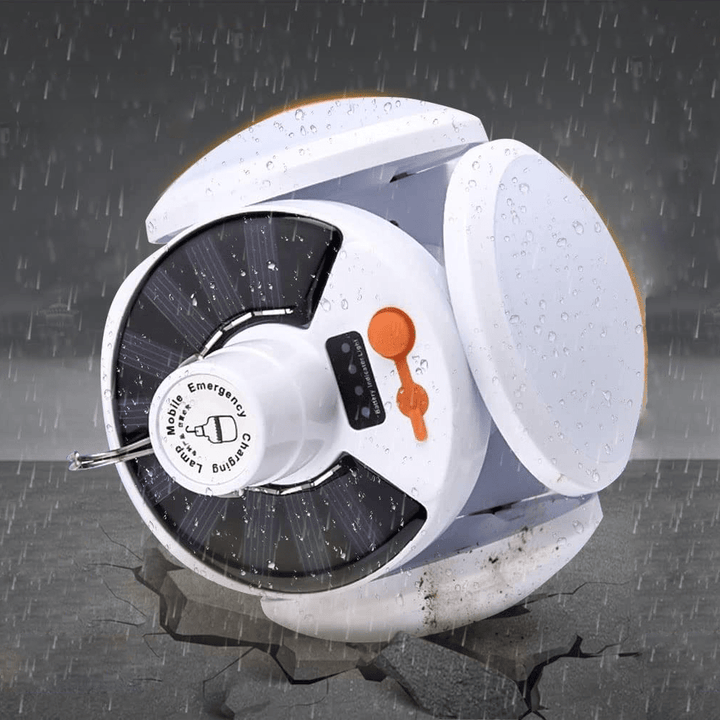 Lisslune | SOLARGLOW Cube – Portable Solar Outdoor Light with Foldable Design & Long Battery Life
