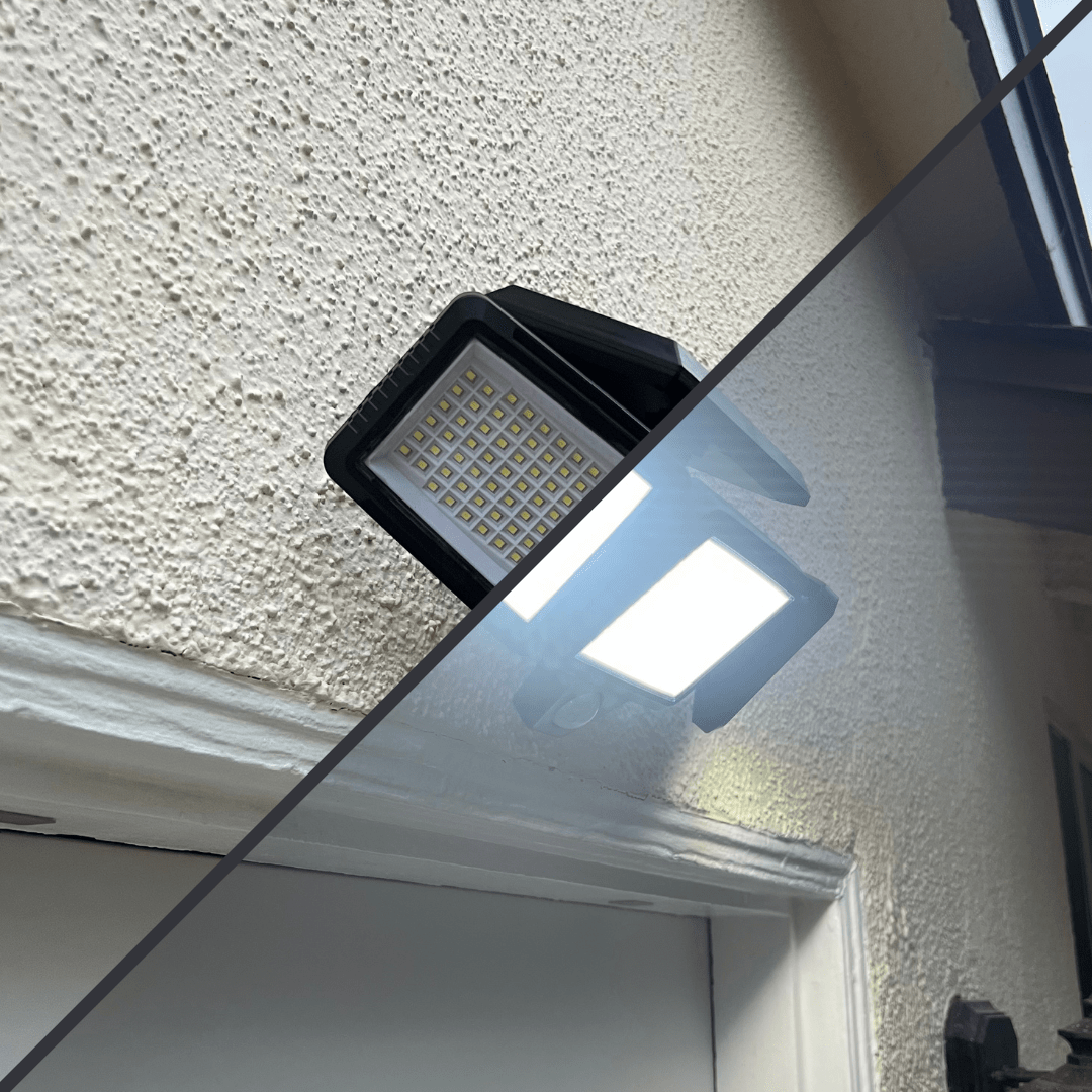 Lisslune | SOLARGUARD – Solar Security Light with Motion Sensor and Remote Control