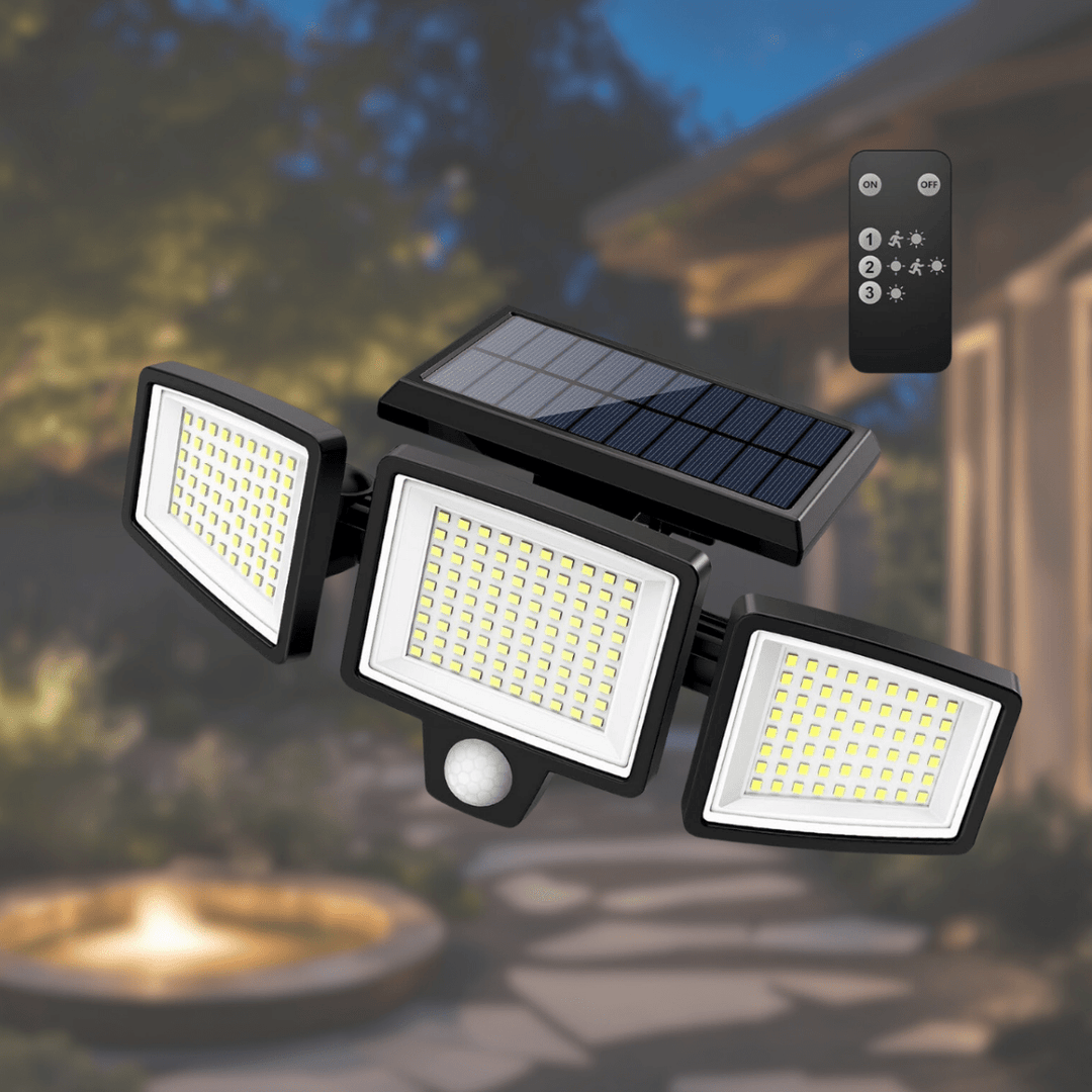 Lisslune | SOLARGUARD – Solar Security Light with Motion Sensor and Remote Control