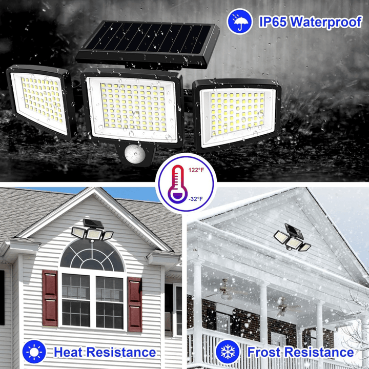 Lisslune | SOLARGUARD – Solar Security Light with Motion Sensor and Remote Control