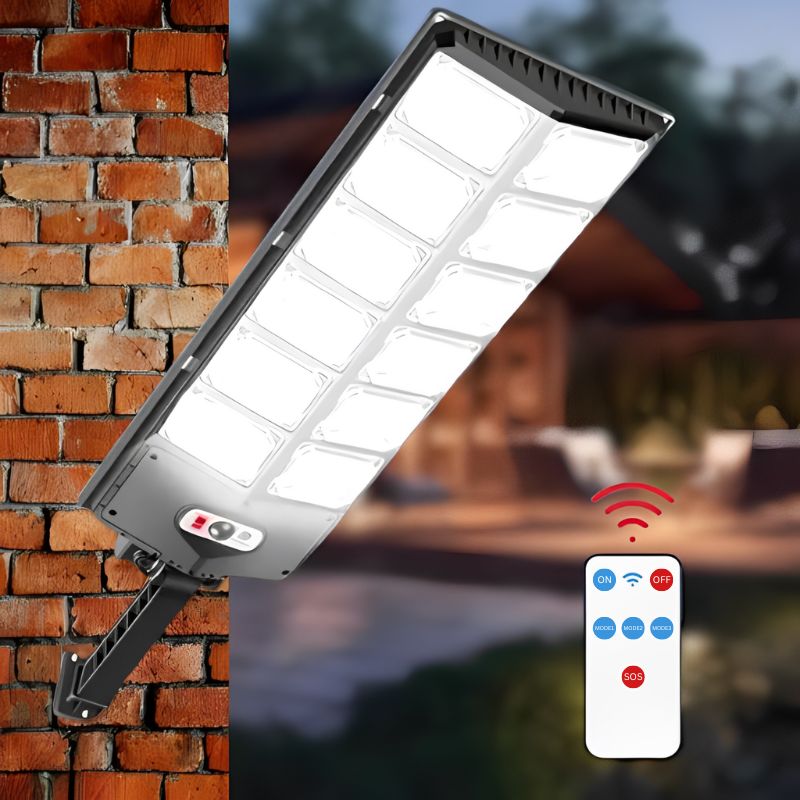 Lisslune | High-Powered 250W LED Solar Street Light with Motion Sensor