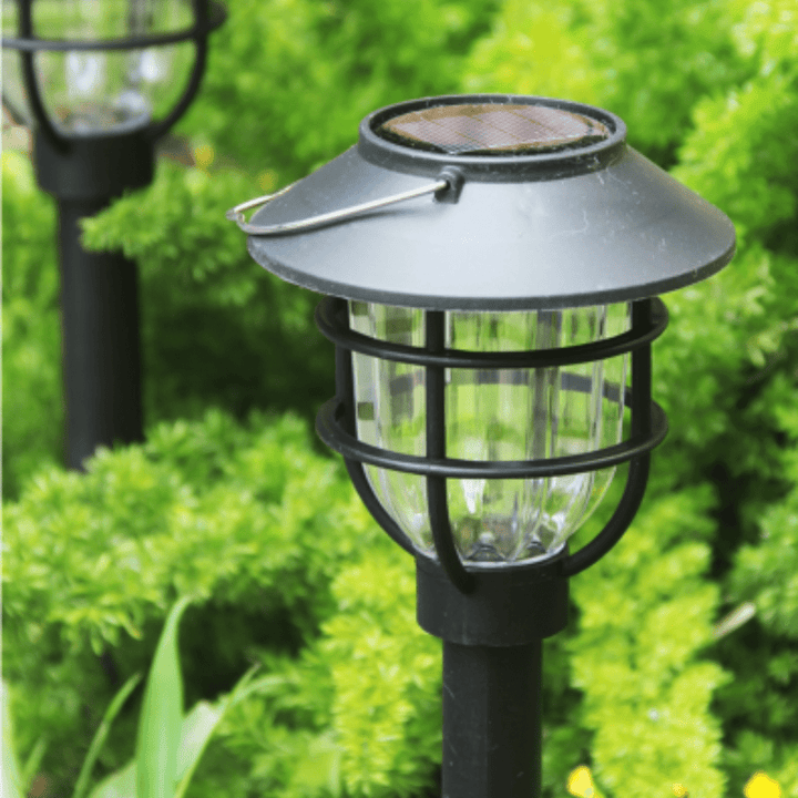Lisslune | SOLARSPIKE – 2 Pack Solar Powered Pathway Lights for Outdoor Garden Illumination
