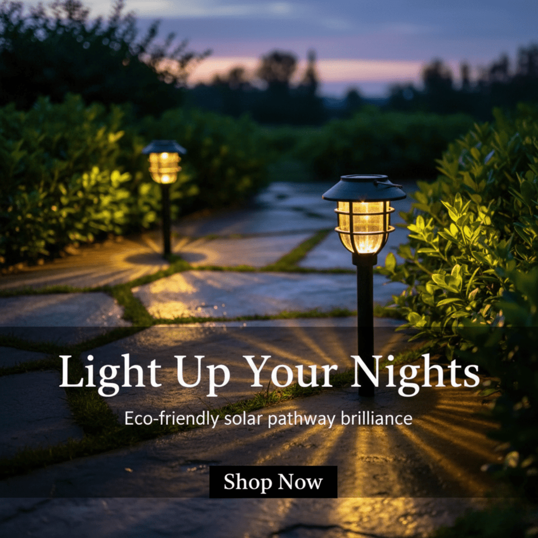 Lisslune | SOLARSPIKE – 2 Pack Solar Powered Pathway Lights for Outdoor Garden Illumination