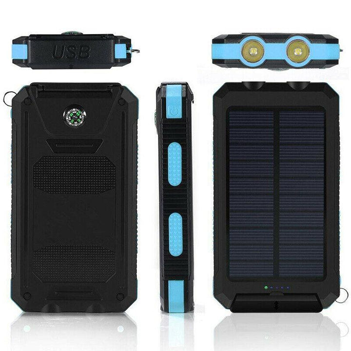 Lisslune | SOLARVAULT – Waterproof Solar Power Bank with 500000mAh for Outdoor Adventures