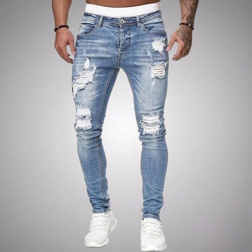 Skorter | Stretchable Ripped Jeans for Men