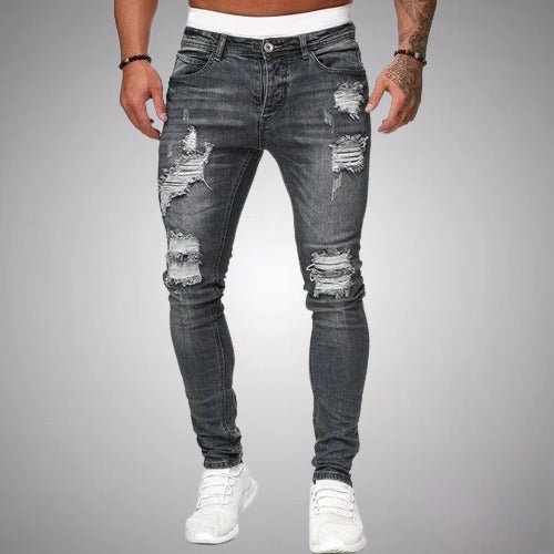 Skorter | Stretchable Ripped Jeans for Men
