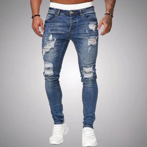 Skorter | Stretchable Ripped Jeans for Men