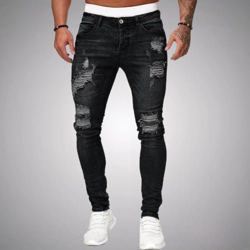Skorter | Stretchable Ripped Jeans for Men