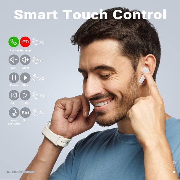 Lisslune | SONICPULSE – Wireless Bluetooth Earbuds with LED Display & Deep Bass Sound
