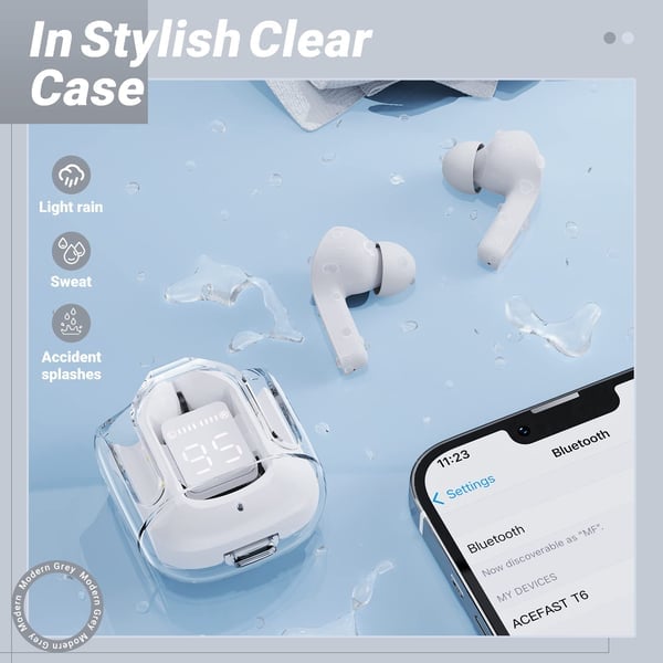 Lisslune | SONICPULSE – Wireless Bluetooth Earbuds with LED Display & Deep Bass Sound