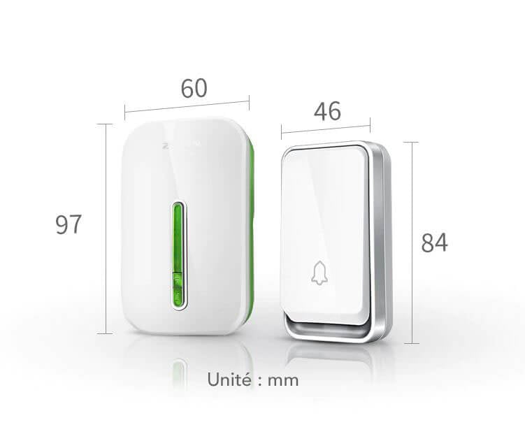 Lisslune | Wireless Smart Doorbell Without Battery – Waterproof & Energy Efficient