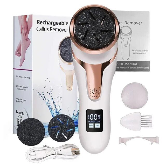 Lisslune | SOOTHESECARE – Rechargeable Callus Remover for Silky Soft Feet at Home