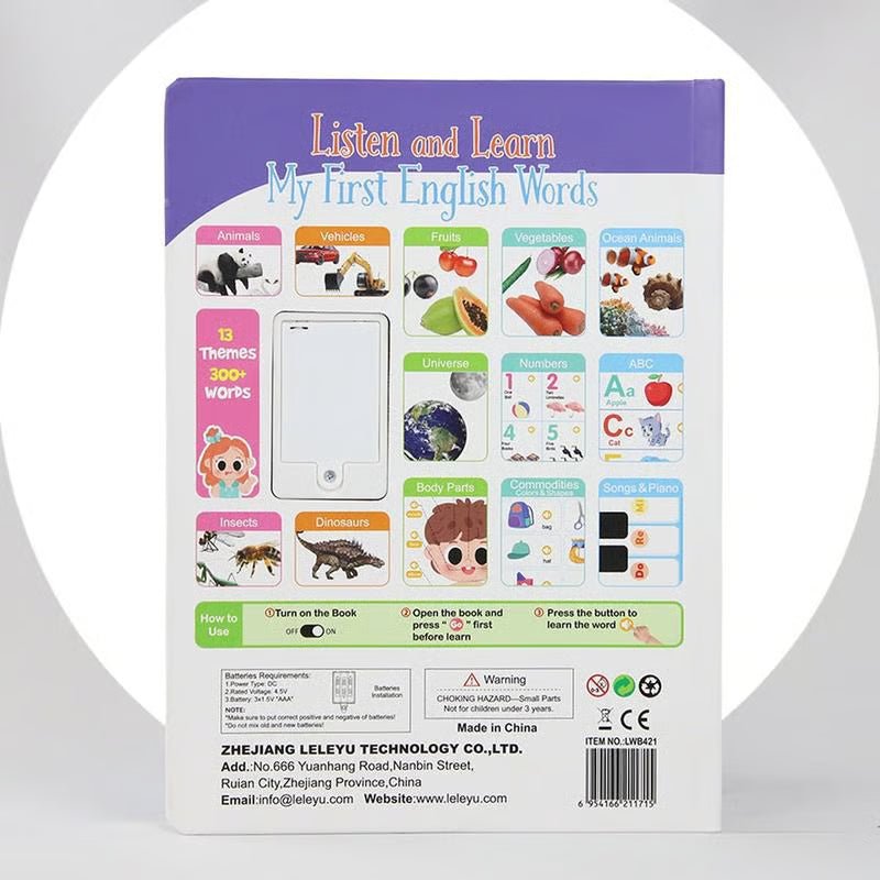 Lisslune | SOUNDJOY – My First English Sound Toy for Toddlers