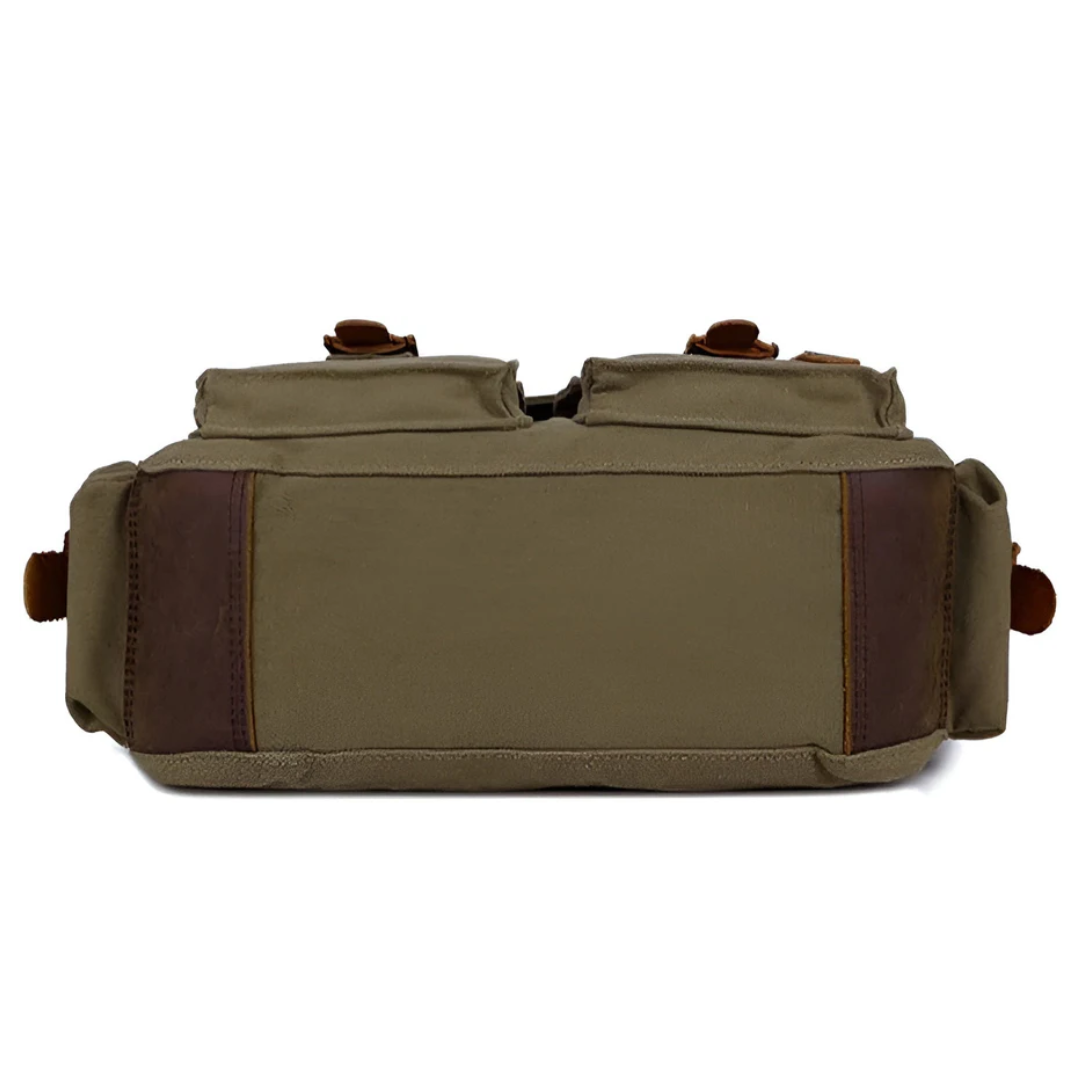 Lisslune | Spacious Men's Canvas Crossbody - UrbanTrail