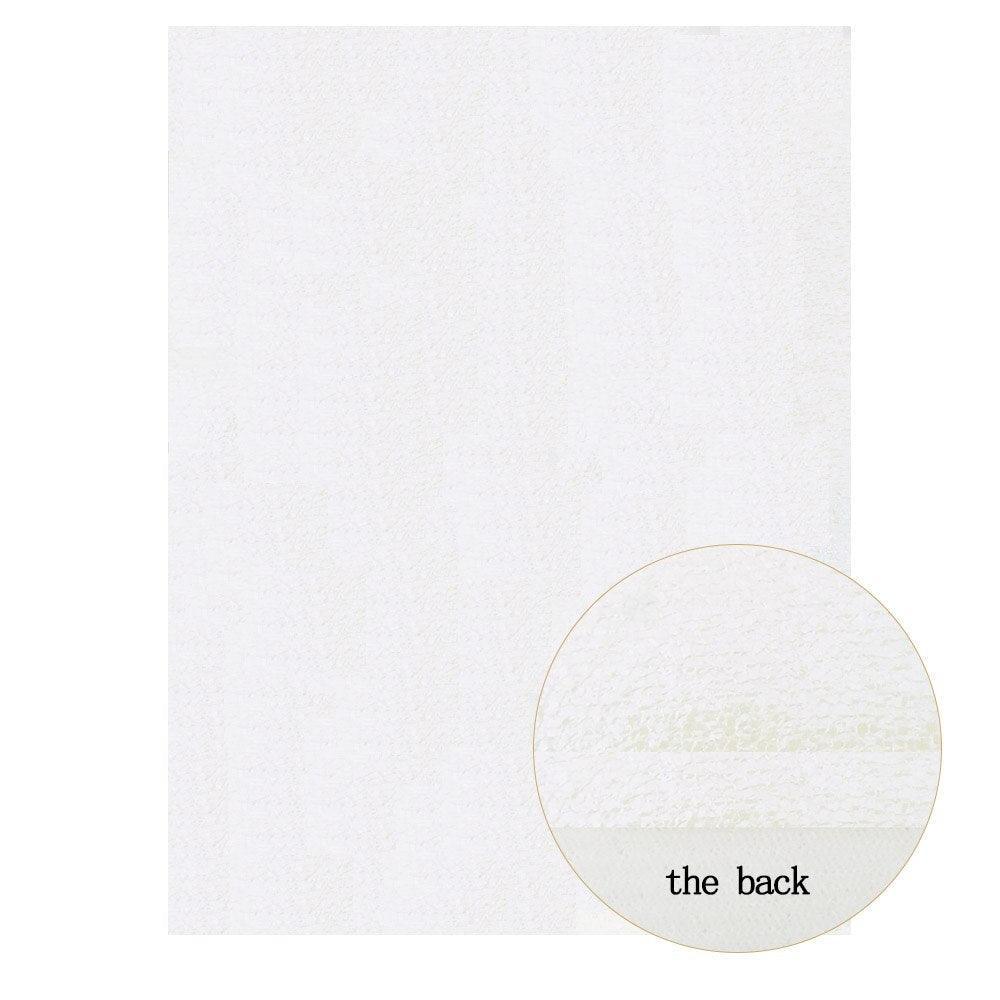 Lisslune | Sparkling White Glitter Fabric Crafting Set - DIY Kit for stunning artworks