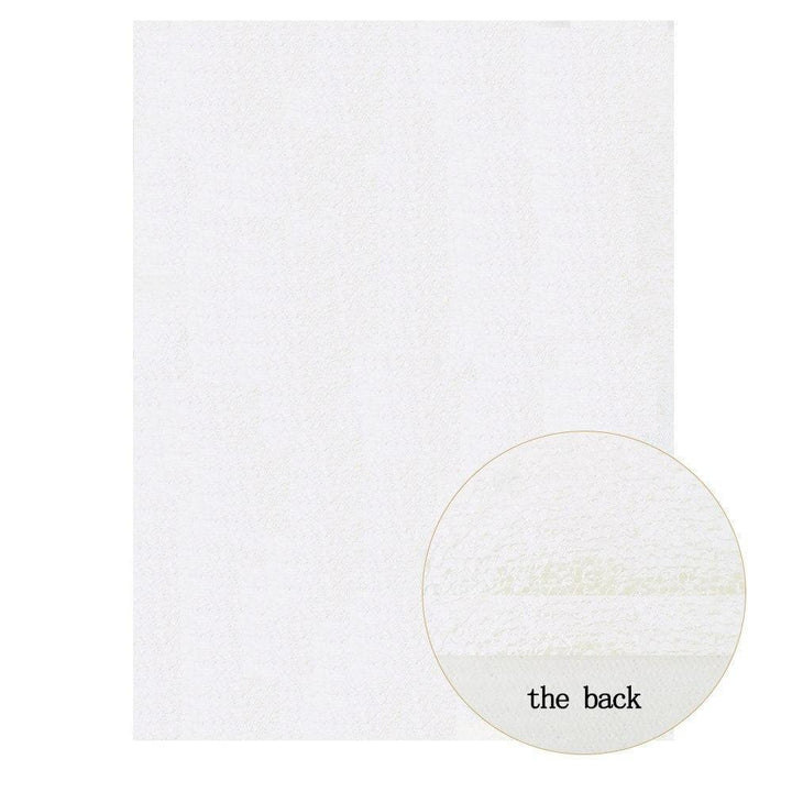 Lisslune | Sparkling White Glitter Fabric Crafting Set - DIY Kit for stunning artworks
