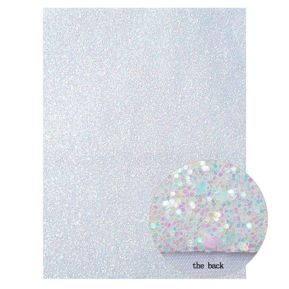 Lisslune | Sparkling White Glitter Fabric Crafting Set - DIY Kit for stunning artworks