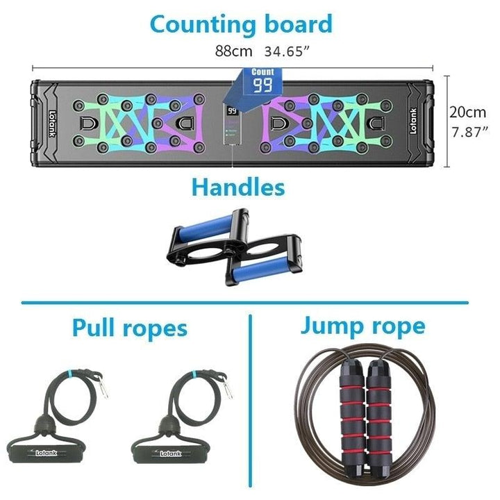 Lisslune | Spartan Push-Up Board - Smart Push-Up Board