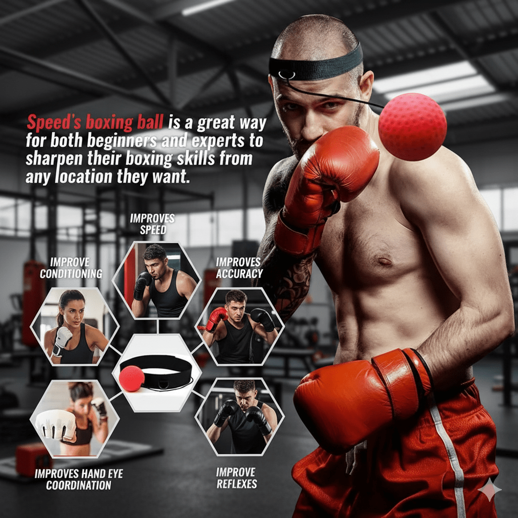 Lisslune | SpeedStrike – Boxing Reflex Ball for Speed, Focus, and Reflex Training