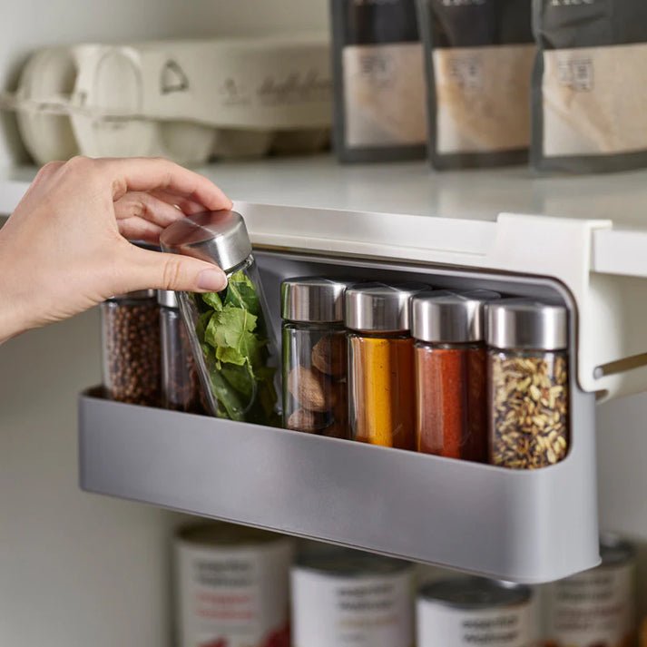 Lisslune | GlideShelf - Wall shelf for spices with easy pull-out drawer - Limited