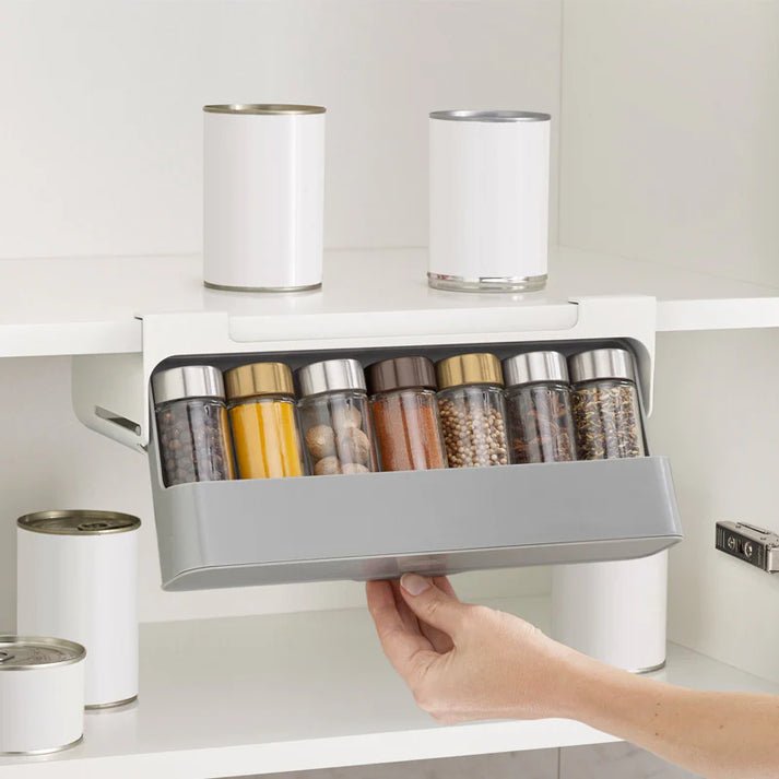 Lisslune | GlideShelf - Wall shelf for spices with easy pull-out drawer - Limited