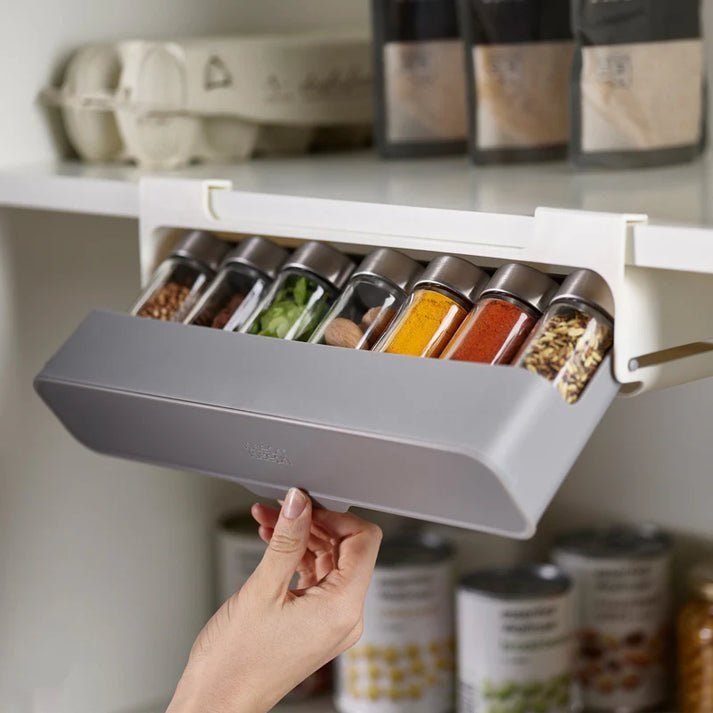 Lisslune | GlideShelf - Wall shelf for spices with easy pull-out drawer - Limited