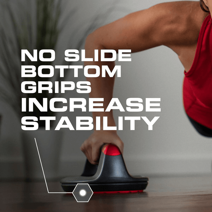 Lisslune | Spinfit Rotating Push-Up Handles – Ergonomic Wrist Protection – 180 kg Capacity – Dynamic Strength Training for Chest, Shoulders & Core