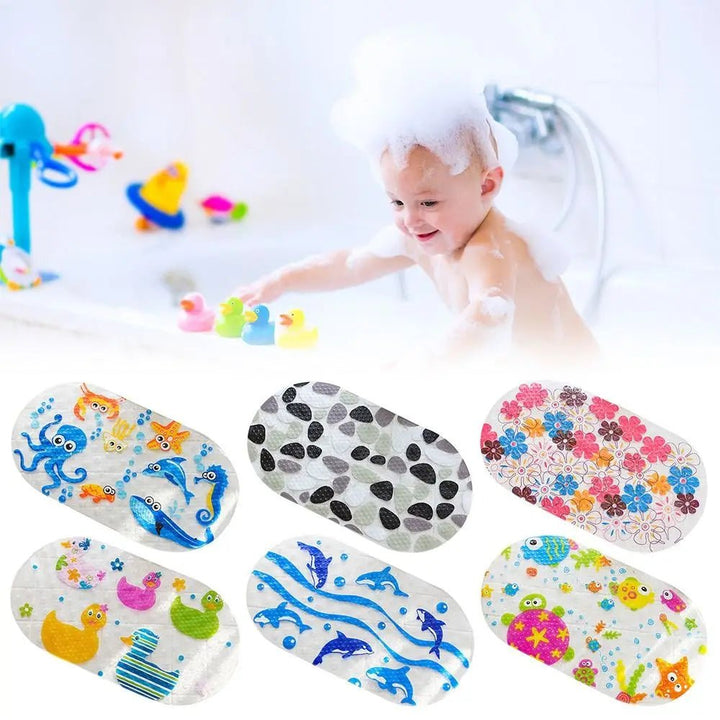 Lisslune | SplashNest – Non-Slip Bathtub Mat with Fun Motifs for Kids