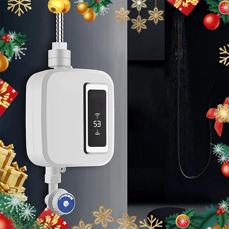 Lisslune | Instant Tankless Electric Water Heater | Unlimited Hot Water On Demand | Space-Saving & Energy Efficient