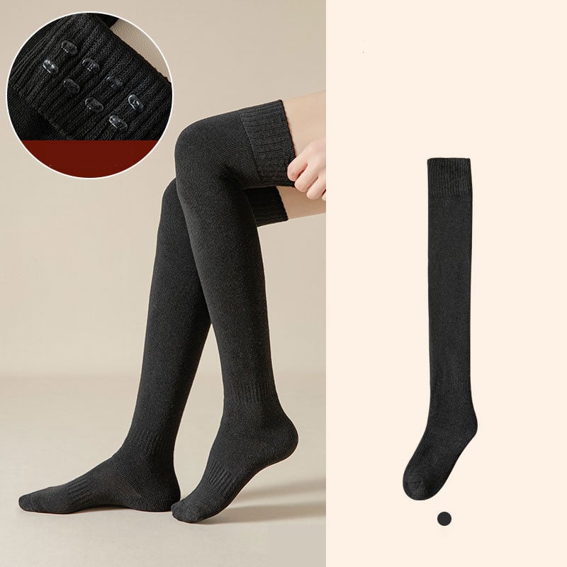 Lisslune | Non-slip Over-the-knee stockings made of cotton with silicone