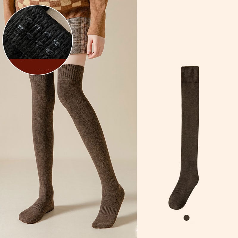 Lisslune | Non-slip Over-the-knee stockings made of cotton with silicone