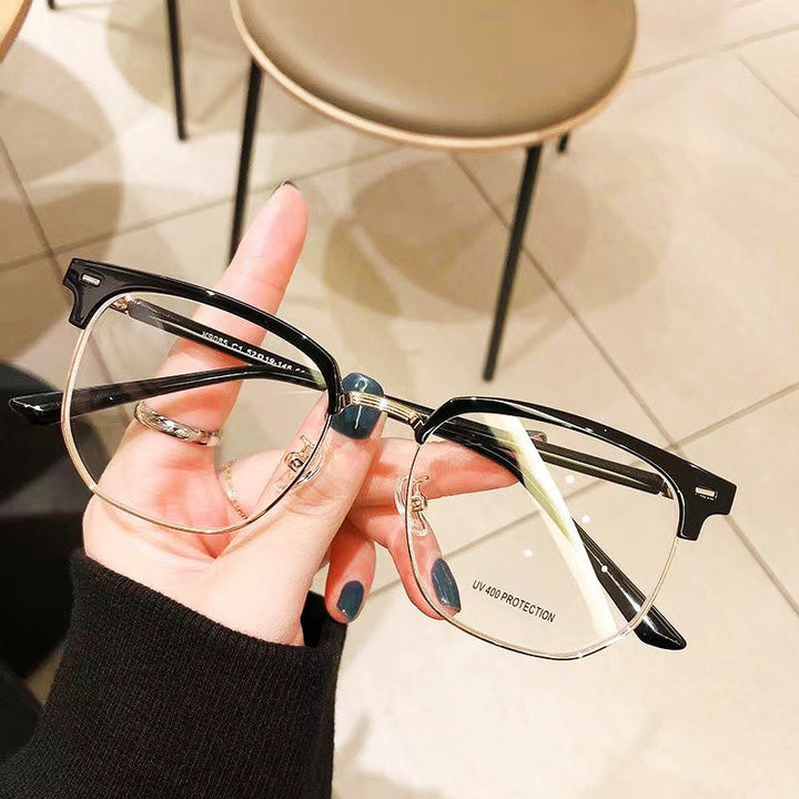 Lisslune | Blue Light Blocking Half-Rim Glasses