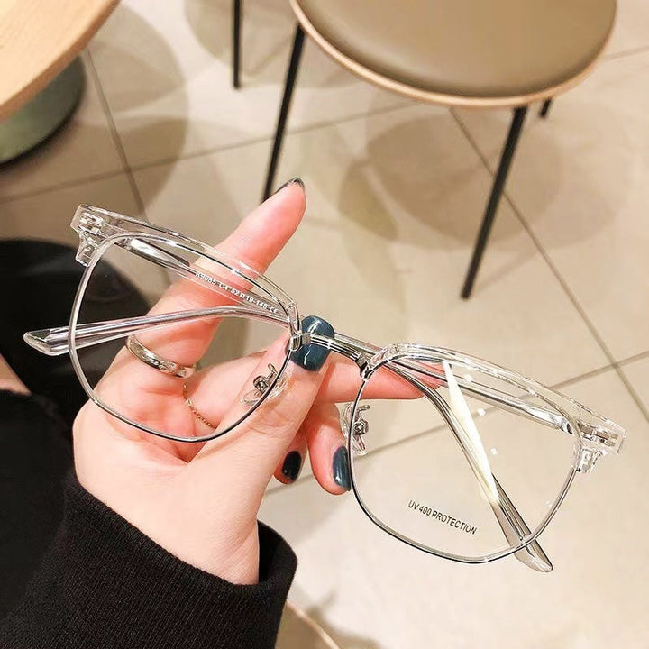 Lisslune | Blue Light Blocking Half-Rim Glasses