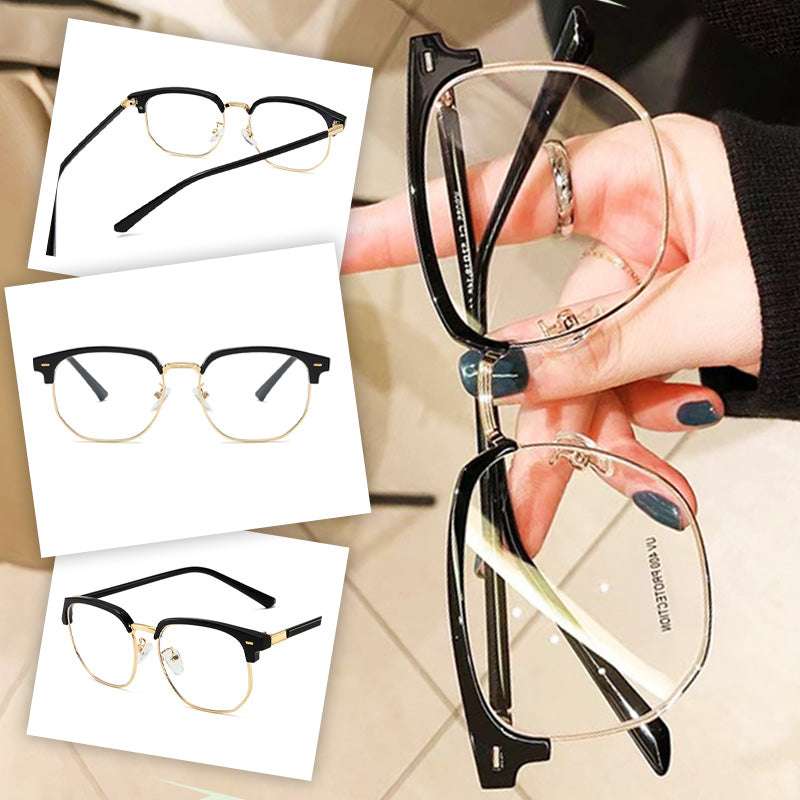 Lisslune | Blue Light Blocking Half-Rim Glasses
