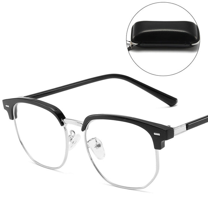 Lisslune | Blue Light Blocking Half-Rim Glasses