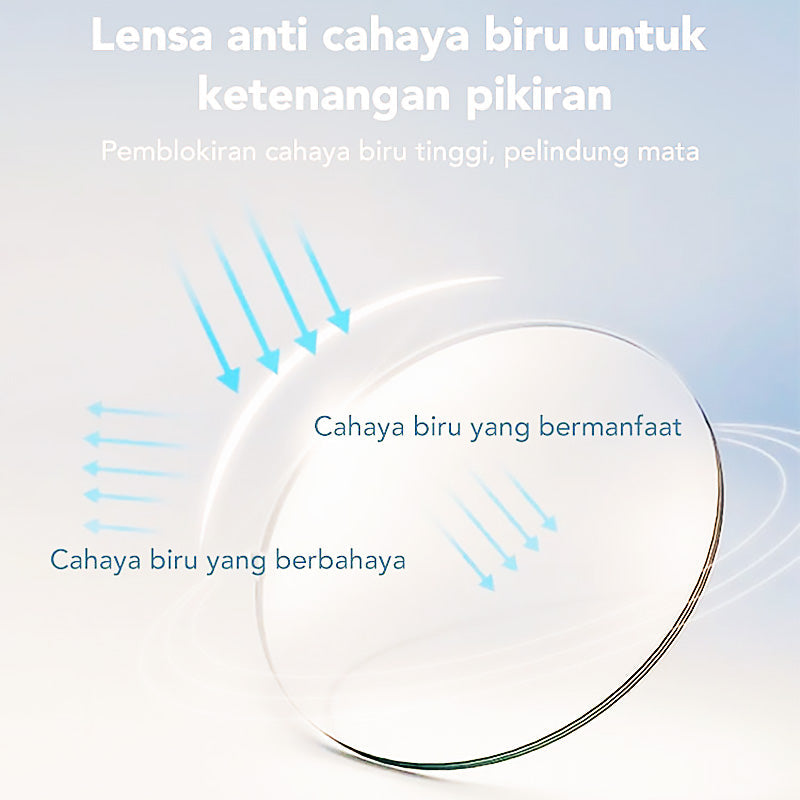 Lisslune | Blue Light Blocking Half-Rim Glasses