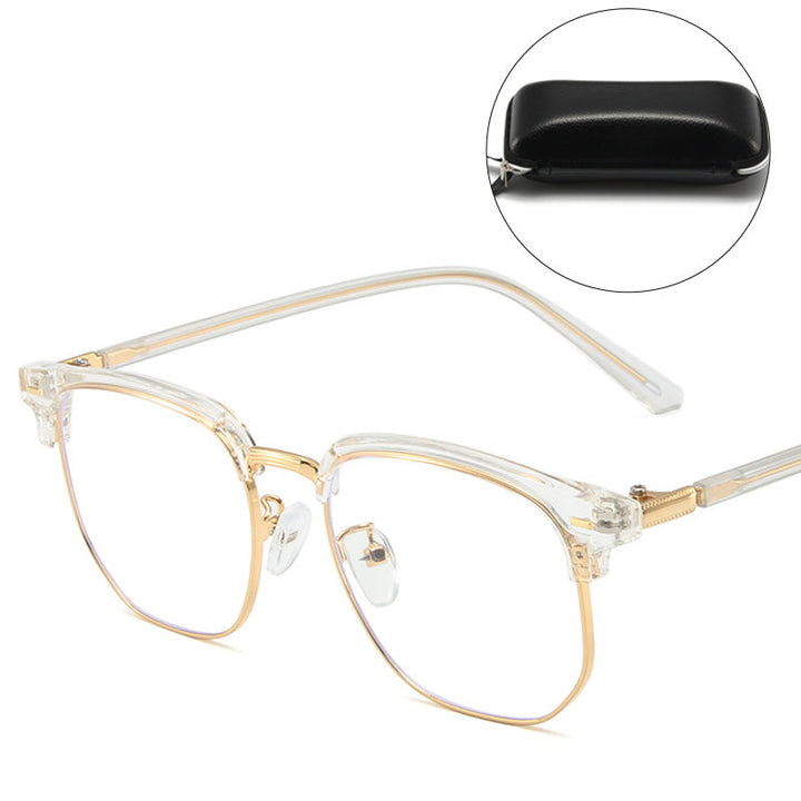 Lisslune | Blue Light Blocking Half-Rim Glasses